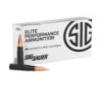 Sig Sauer SBR Elite Performance Copper Hunting Rifle Ammunition  300 BLK 120gr HP 1897 fps 20 ct