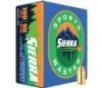 Sierra Sports Master Handgun Ammunition  380 Auto 90 gr JHP 990 fps 20 ct