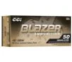 Blazer Brass Handgun Ammunition  40 S W 180gr JHP 1015 fps 50 ct