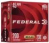 Federal Champion Training Handgn Ammuntion  45 ACP 230 gr FMJ 830 fps 200 ct