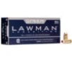 Speer Lawman Handgun Ammunition  40 S W 180gr TMJ 1000 fps 50 ct