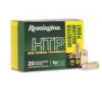 Remington HTP Handgun Ammunition 9mm Luger 115gr JHP 1145 fps 20 ct