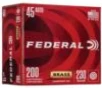 Federal Champion Training Handgun Ammunition  45 ACP 230 gr FMJ 890 fps 200 ct