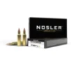 Nosler RDF Match Grade Rifle Ammunition 22 Nosler 70gr OTM 3000 fps 20 ct
