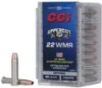 CCI Uppercut Rimfire Ammunition  22 WMR 40gr JHP 1050 fps 50 ct