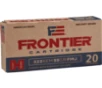 Hornady Frontier Rifle Ammunition  223 Rem 55 gr FMJ 3240 fps 500 ct Case  25-20 ct Boxes 