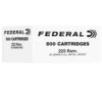 Federal Bulk Rifle Ammunition  223 Rem 55gr FMJ 3240 fps 500 ct