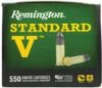 Remington Standard Velocity Rimfire Ammunition  22LR 38gr LRN 1080 fps 550 ct