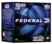 Federal Top Gun Sporting Shotshells 20ga 2-3 4  7 8 oz 1250 fps  8 25 ct