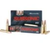 Hornady Subsonic Ammunition  300 BLACKOUT 190 gr SUB-X 1050 fps 20 ct
