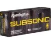 Remington Subsonic Rifle Ammunition 360 Buckhammer 250gr HP 1030 fps 20 ct