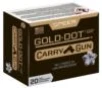 Speer Gold Dot G2 Carry Gun Handgun Ammunition 9mm Luger 135gr HP 20 ct