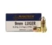 MagTech Handgun Ammunition 9mm Luger 124 gr FMJ 1109 fps 50 ct