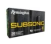 Remington Subsonic Rifle Ammunition 308 Win 190gr HP 1050 fps 20 ct