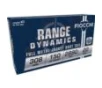 Fiocchi Range Dynamics Rifle Ammunition  308 Win 150 gr FMJ 2890 fps 20 ct