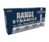 Fiocchi Range Dynamics Handgun Ammunition  40 S W 180 gr FMJ 1000 fps 50 ct