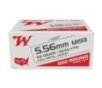 Winchester USA Lake City M193 Rifle Ammunition 5 56X45 NATO 55 gr  FMJ 3240 fps 500 ct Bulk