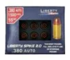 Liberty SPIKE 2 0 Handgun Ammunition  380 Auto 55gr 1500 fps 20 ct