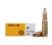 Sellier   Bellot Rifle Ammunition 7 62x39mm 123 gr SP 2435 fps 20 ct