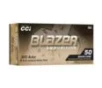 CCI Blazer Brass Handgun Ammunition  380 Auto 98gr JHP 920fps 50 ct