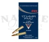 CCI Ammunition - 17HMR 20gr  FMJ 50-Box cci55