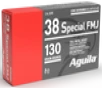 Aguila Target   Range  Aguila 1e382521 38sp 130fmj 50 20 - FAST FLAT RATE SHIPPING 
