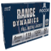 Fiocchi Range Dynamics  Fio 9ap 9mm 115 Fmj 50 20 - FAST FLAT RATE SHIPPING 
