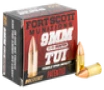 Fort Scott Munitions Tumble Upon Impact  tui   Fsm 9mm-125-scvss 9mm 125gr Tui Sub 20 25 - FAST FLAT RATE SHIPPING 