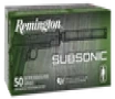 Remington Ammunition Subsonic  Rem 28428 S45ap4 Subsonic 45a 230fneb 50 10 - FAST FLAT RATE SHIPPING 