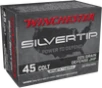 Winchester Ammo Silvertip  Win W45cst 45 Clt 225 Sthp 20 10 - FAST FLAT RATE SHIPPING 