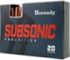 Hornady Subsonic  Horn 82742 Subsonic 45-70 Sub-x 20 10 - FAST FLAT RATE SHIPPING 