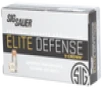 Sig Sauer Elite Defense  Sig E9mma2-50 Elite Vcrwn 9mm 124 Jhp 50 10 - FAST FLAT RATE SHIPPING 