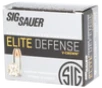 Sig Sauer Elite Defense  Sig E9mma1-20 Vcrwn 9mm 115 Jhp 20 10 - FAST FLAT RATE SHIPPING 