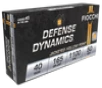 Fiocchi Defense Dynamics  Fio 40swc 40s 165 Jhp 50 20 - FAST FLAT RATE SHIPPING 