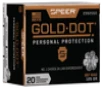 Speer Ammo Gold Dot  Speer 23920gd Gold Dot 357mag 125 Hp 20 10 - FAST FLAT RATE SHIPPING 