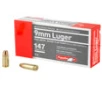 Aguila 9mm 147gr Fmj Fp 500 - FAST FLAT RATE SHIPPING 