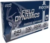 Fiocchi Field Dynamics  243 Winchester 100 Grain PSP Brass Cased Rifle Ammo 20 Rounds 243SPD - FREE SHIPPING on  49 