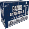 Fiocchi Range Dynamics 300BLK 150 Grain FMJBT Brass Rifle Ammo 50 Rounds 300BLKC