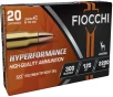 Fiocchi Hyperformance Hunt  300AAC Blackout 125 Grain SST Brass Cased Rifle Ammo 25 Rounds 300BLKHA