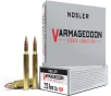 Nosler Varmageddon  223 Remington 62 Grain Flat Base Hollow Point Brass Cased Centerfire Rifle Ammo 20 Rounds 40223