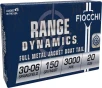 Fiocchi 3006A Shooting Dynamics 30-06 Springfield 150 Grain FMJB Brass Rifle Ammo 20 Rounds 3006A