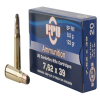 PPU Metric Rifle 7 62x39mm 123 Grain Soft Point Brass Cased Rifle Ammo 20 Rounds PP739S - FREE SHIPPING on  49 
