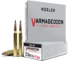 Nosler Varmageddon  223 Remington 53 Grain Flat Base Tipped Brass Cased Rifle Ammo 20 Rounds 65139