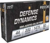 Fiocchi Defense Dynamics  44 Magnum 200 Grain SJHP Brass Cased Pistol Ammo 50 Rounds 44B500 - FREE SHIPPING