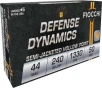 Fiocchi Defense Dynamics  44 Magnum 240 Grain JHP Brass Cased Pistol Ammo 50 Rounds 44D500 - FREE SHIPPING
