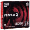Federal Premium  223 Remington 75 Grain Total Metal Jacket Centerfire Rifle Ammo 20 Rounds AE223T75