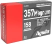 Aguila Ammunition  357 MAG 158 Grain Semi Jacketed Soft Point Brass Case Pistol Ammo 50 Rounds 1E572823