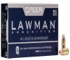 Speer Lawman Training 9 mm Luger 147 Grain Total Metal Jacket Centerfire Pistol Ammo 50 Rounds 53620