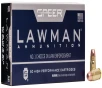 Speer Lawman CleanFire Training  357 SIG 125 Grain Total Metal Jacket Centerfire Pistol Ammo 50 Rounds 54232