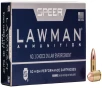Speer Lawman CleanFire Training 9 mm Luger 124 Grain Total Metal Jacket Pistol Ammo 50 Rounds 53824